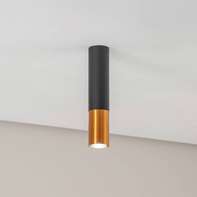 Euluna Thalassa Downlight 1flg schwarz/kupfer 29cm von Euluna