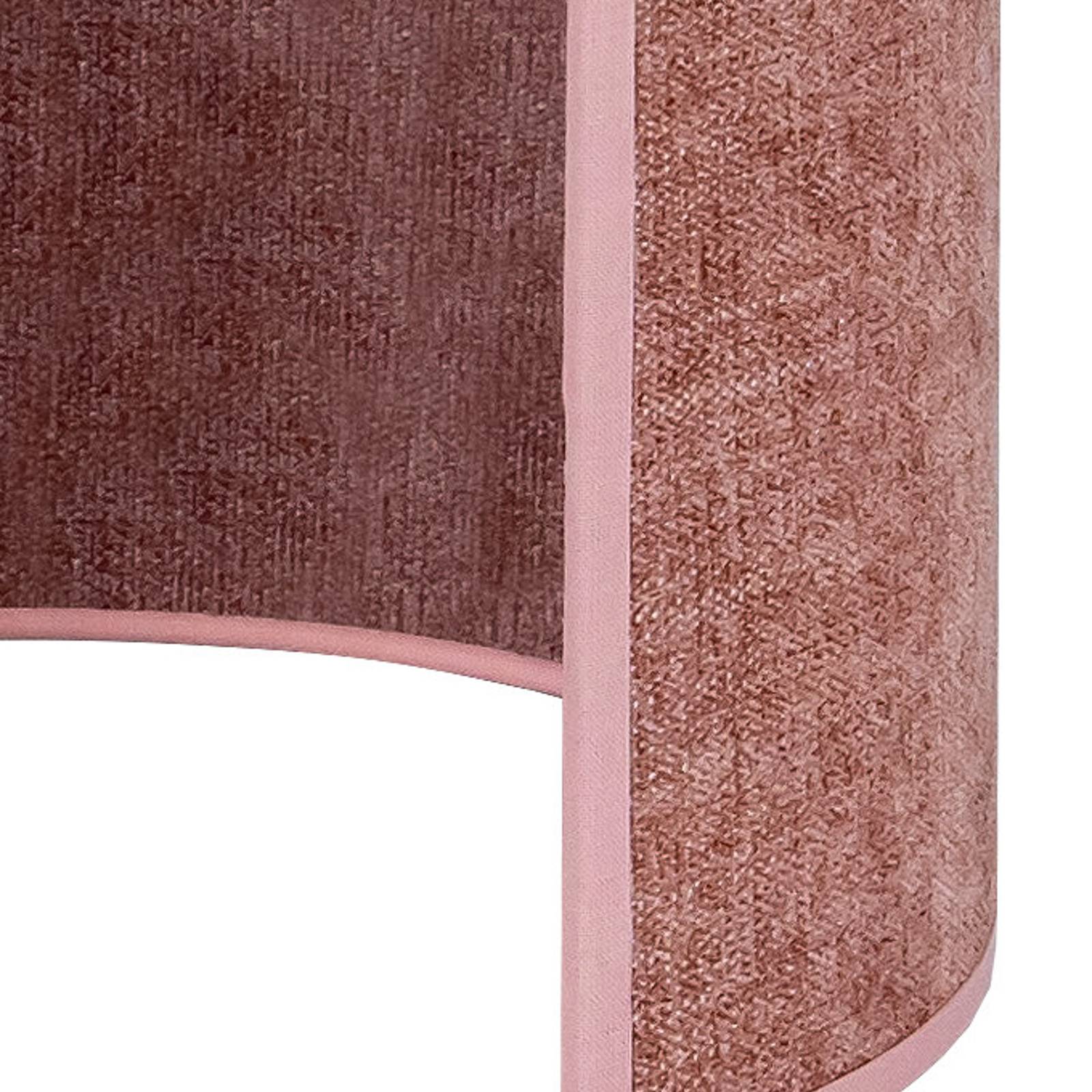 Euluna Wandleuchte Celine, pink, Chenille-Stoff, Höhe 24 cm Euluna Wandleuchte Celine, pink, Chenille-Stoff, Höhe 24 cm von Euluna