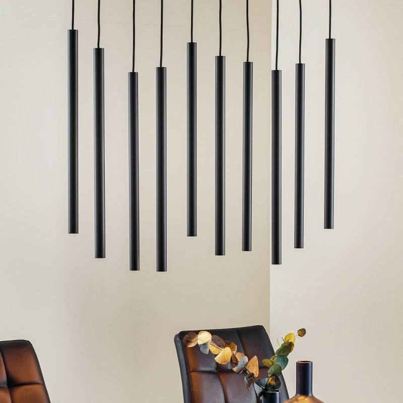 Hängelampe Laser zehnflammig, schwarz von Nowodvorski Lighting
