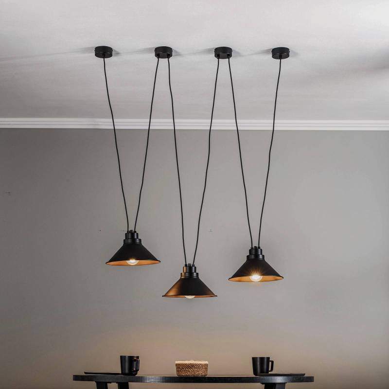 Hängelampe Perm III schwarz, variabel montierbar von Nowodvorski Lighting