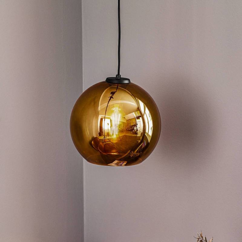 Hängeleuchte Polaris, verspiegeltes Glas, gold von Nowodvorski Lighting