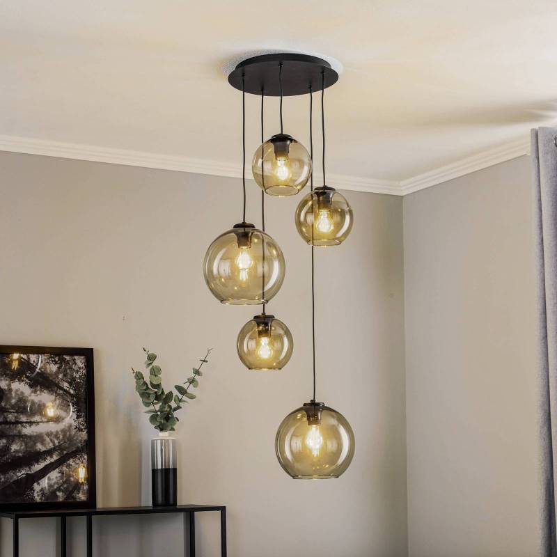 Hängeleuchte Vetro aus Glas, fünfflammig von Nowodvorski Lighting