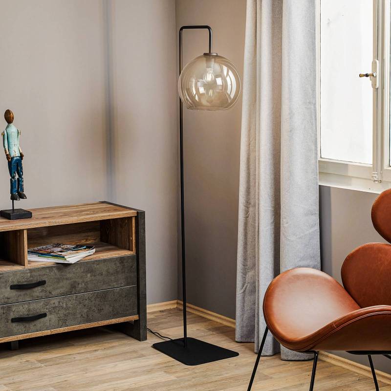 Stehleuchte Monaco mit Glaskugel-Schirm von Nowodvorski Lighting