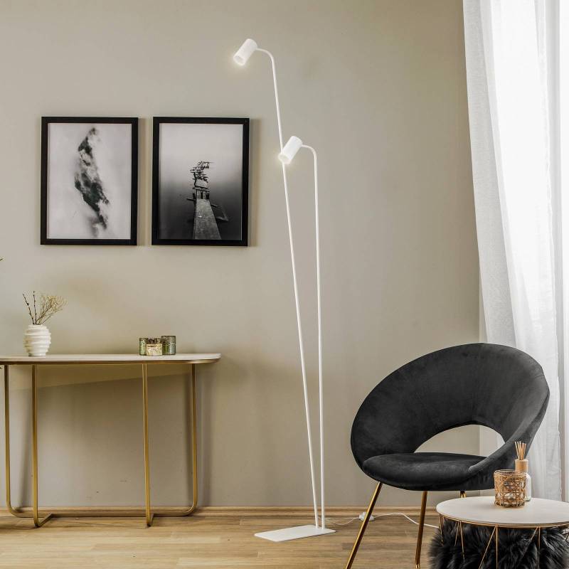 Stehleuchte Mono II, zweiflammig, weiß von Nowodvorski Lighting