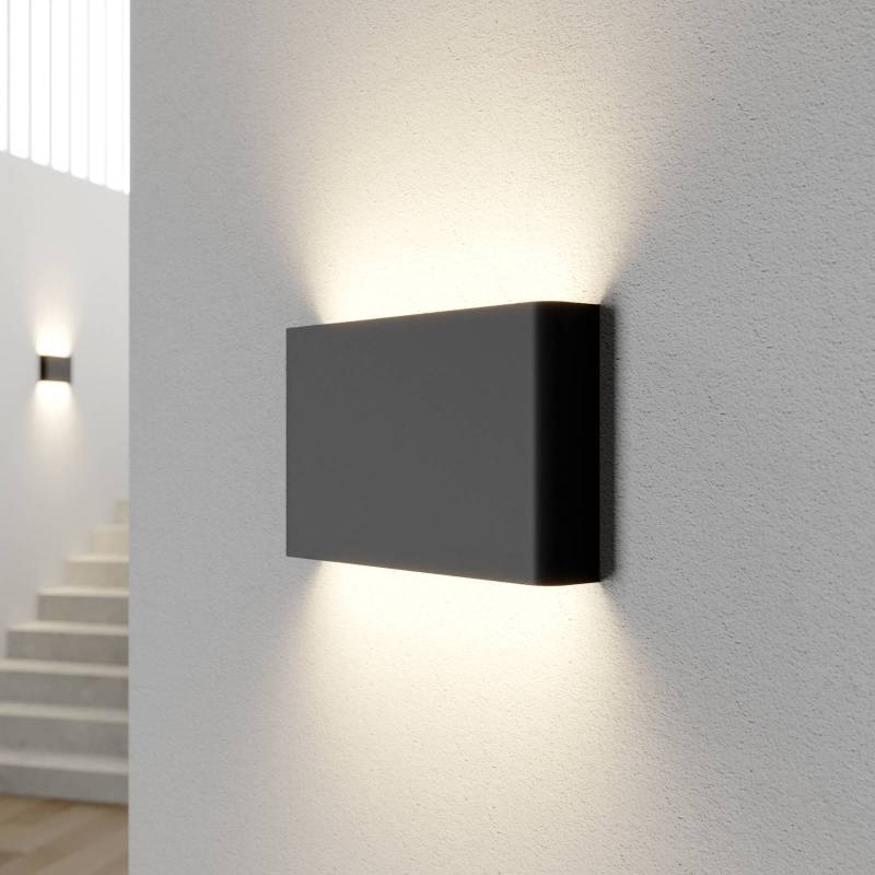 Wandleuchte Haga, graphit, Metall, G9, up/down, 25,5cm breit von Nowodvorski Lighting
