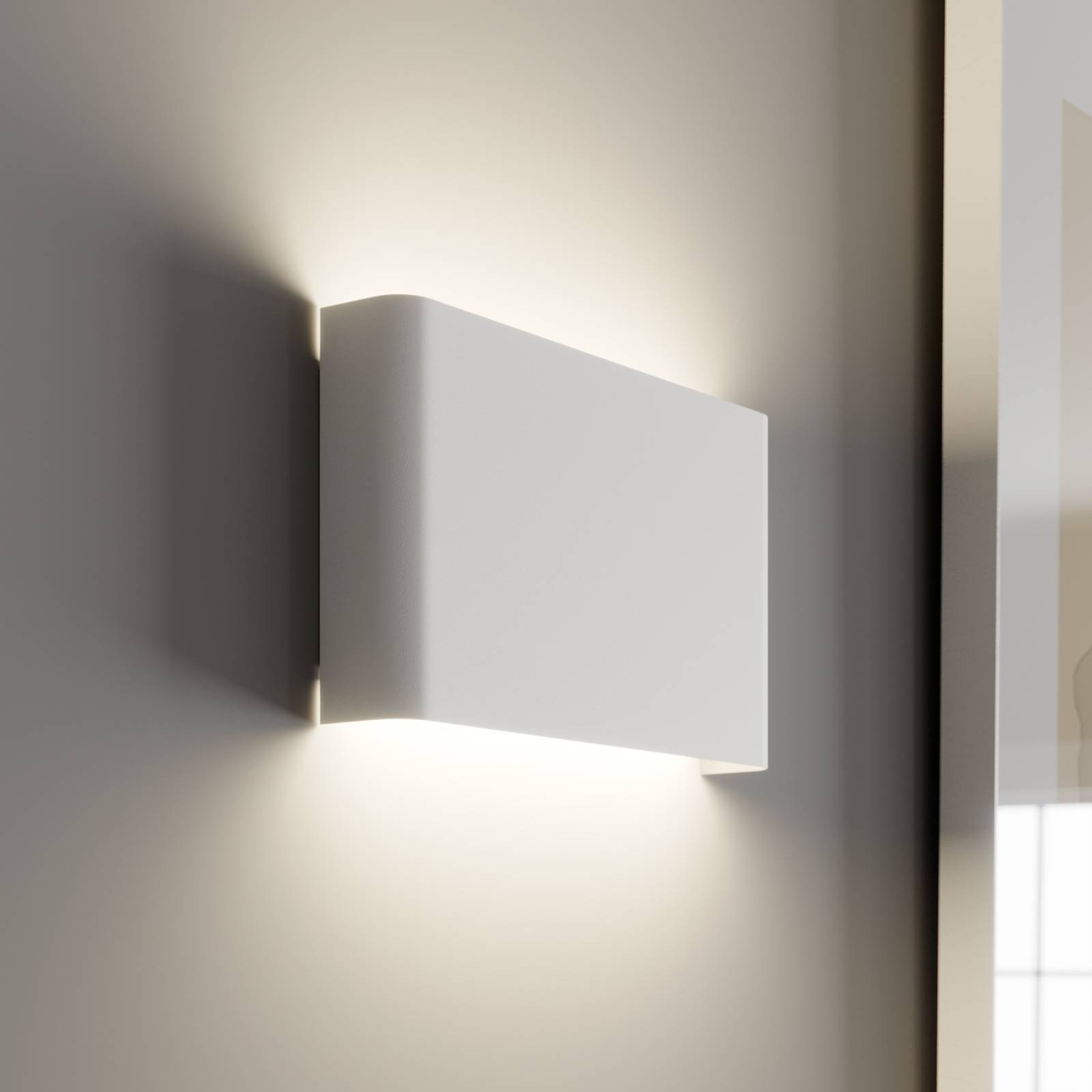 Wandleuchte Haga, weiß, Metall, G9, up/down, 25,5 cm breit Wandleuchte Haga, weiß, Metall, G9, up/down, 25,5 cm breit von Nowodvorski Lighting