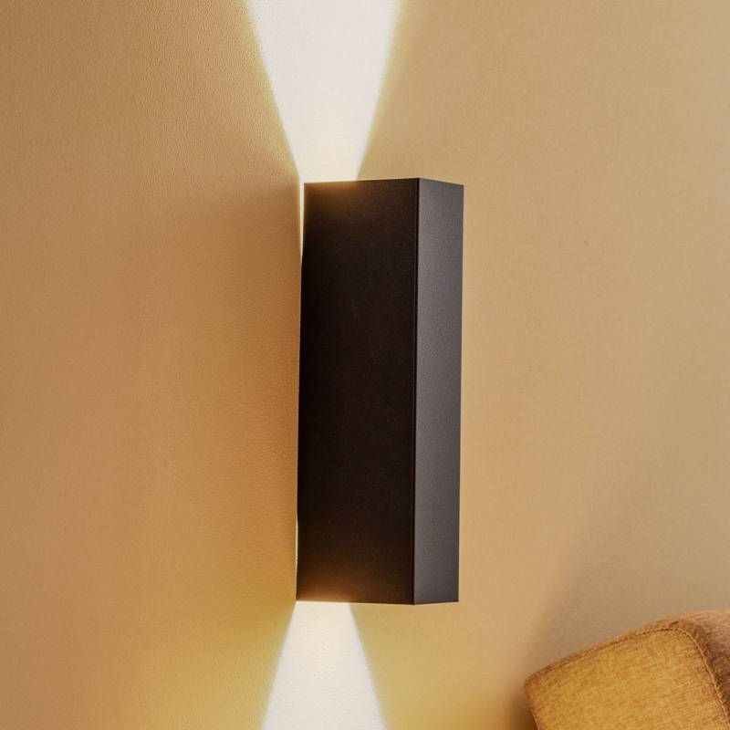 Wandleuchte Malmö, up/down, schwarz von Nowodvorski Lighting