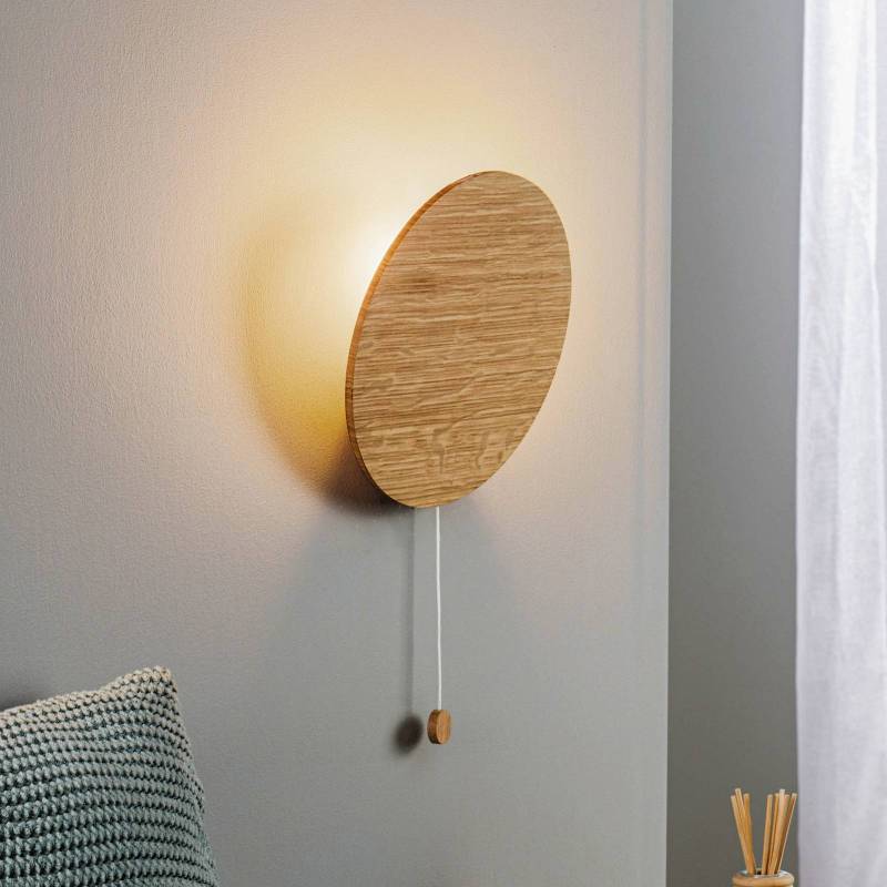 Wandleuchte Minimal aus Eichenholz von Nowodvorski Lighting
