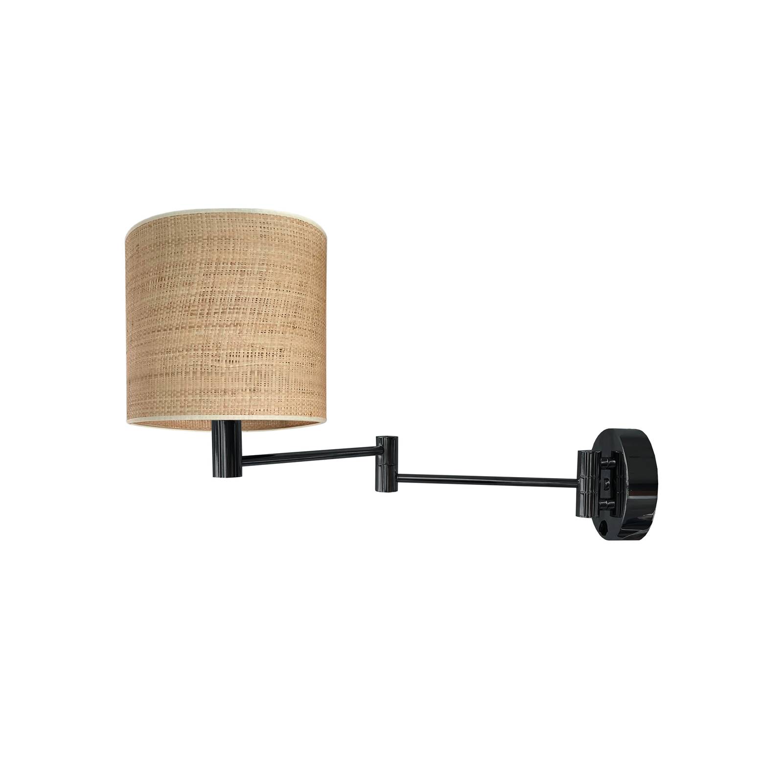 Wandleuchte Solo, Zylinder, Jute hell Wandleuchte Solo, Zylinder, Jute hell von Euluna