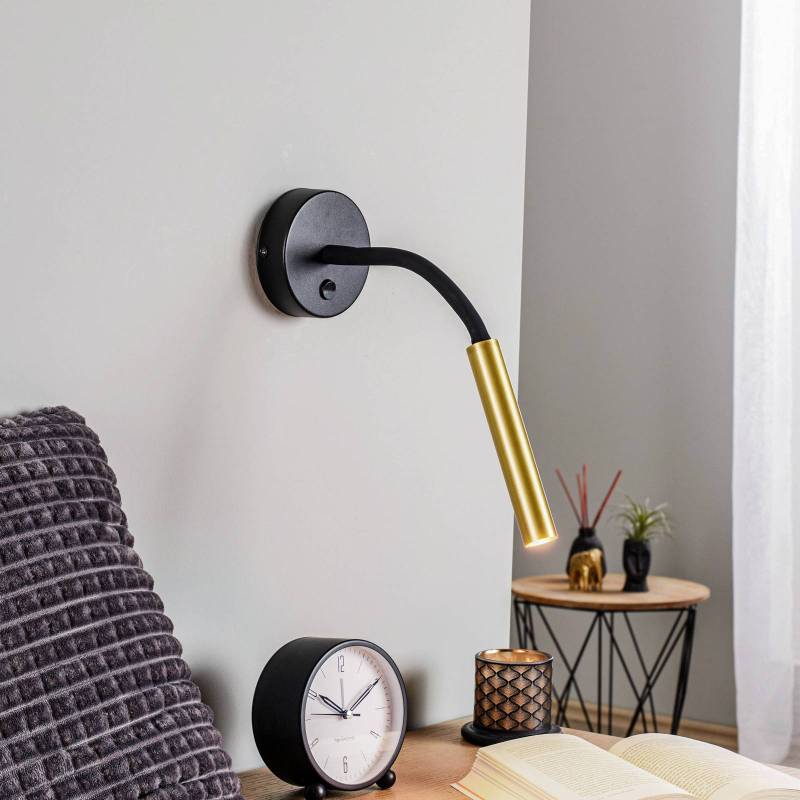 Wandleuchte Stalactite flexibler Arm 1fl messing von Nowodvorski Lighting