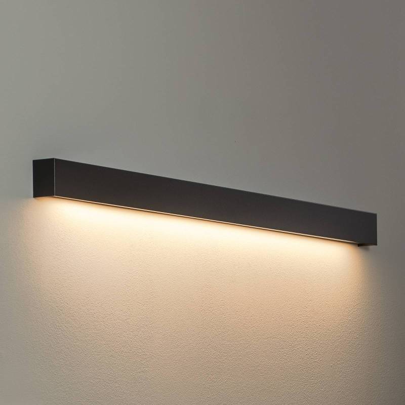Wandleuchte Straight L, 122 cm, schwarz von Nowodvorski Lighting