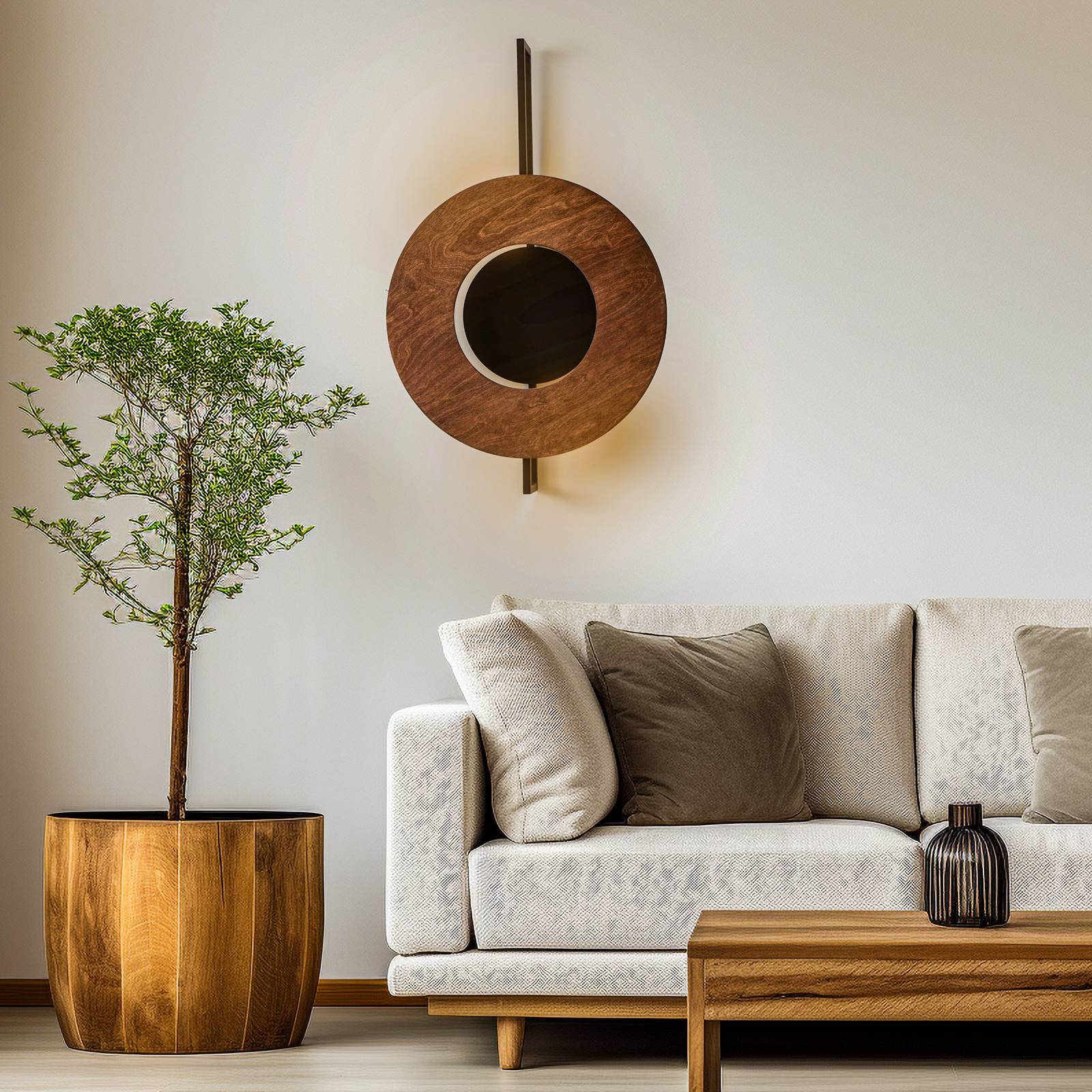 Wandleuchte Sunset A aus Holz Wandleuchte Sunset A aus Holz von Nowodvorski Lighting