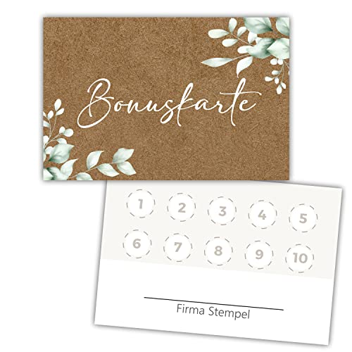 Eummel 50 Bonuskarten im zeitlosen Design | Stempelkarten für Nagelstudio Friseur Massage Bonus Karten Stempel Kosmetik Physiotherapeut Treuekarten Fußpflege Eummel 50 Bonuskarten im zeitlosen Design | Stempelkarten für Nagelstudio Friseur Massage Bonus Karten Stempel Kosmetik Physiotherapeut Treuekarten Fußpflege von Eummel