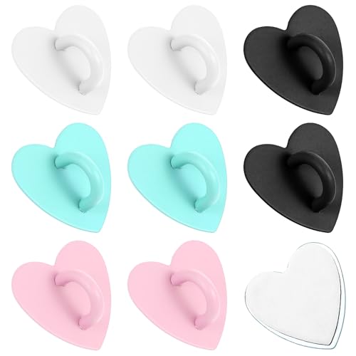 8 Stück Herz Handy Ring Halterung, Tragbarer Ring für Handyhülle, 360 Drehung Handy Rings Ständer, Selbstklebende Metall Telefon Fingergriff Schlaufe Ständer, 4 Farben 8 Stück Herz Handy Ring Halterung, Tragbarer Ring für Handyhülle, 360 Drehung Handy Rings Ständer, Selbstklebende Metall Telefon Fingergriff Schlaufe Ständer, 4 Farben von EupHHonycs