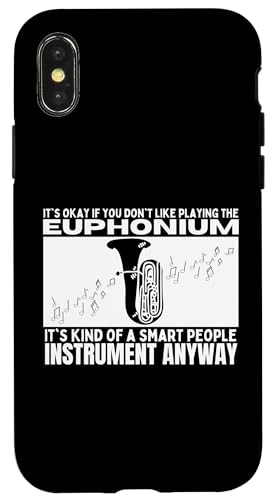 Euphonium Is For Smart People Lustiger Euphoniumist Hülle für iPhone X/XS Euphonium Is For Smart People Lustiger Euphoniumist Hülle für iPhone X/XS von Euphonium Gifts For Men And Women