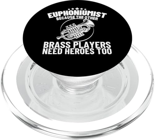Euphoniumist Weil Blechbläser Helden brauchen Spaß Euphonium PopSockets PopGrip für MagSafe Euphoniumist Weil Blechbläser Helden brauchen Spaß Euphonium PopSockets PopGrip für MagSafe von Euphonium Gifts For Men And Women