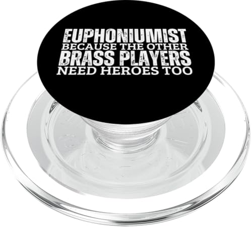 Euphoniumist Weil Blechbläser Helden brauchen Spaß Euphonium PopSockets PopGrip für MagSafe Euphoniumist Weil Blechbläser Helden brauchen Spaß Euphonium PopSockets PopGrip für MagSafe von Euphonium Gifts For Men And Women