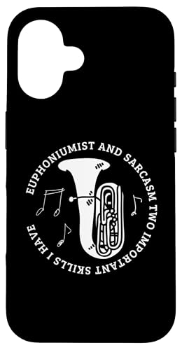 Euphoniumist und Sarkasmus Lustiger Euphonium-Spieler Hülle für iPhone 16 Euphoniumist und Sarkasmus Lustiger Euphonium-Spieler Hülle für iPhone 16 von Euphonium Gifts For Men And Women