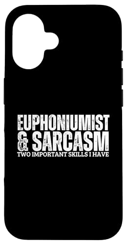 Euphoniumist und Sarkasmus Lustiger Euphonium-Spieler Hülle für iPhone 16 Euphoniumist und Sarkasmus Lustiger Euphonium-Spieler Hülle für iPhone 16 von Euphonium Gifts For Men And Women