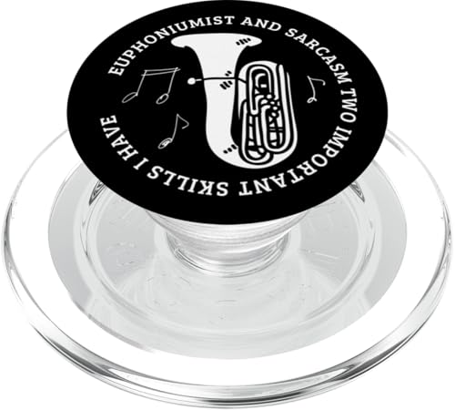 Euphoniumist und Sarkasmus Lustiger Euphonium-Spieler PopSockets PopGrip für MagSafe Euphoniumist und Sarkasmus Lustiger Euphonium-Spieler PopSockets PopGrip für MagSafe von Euphonium Gifts For Men And Women