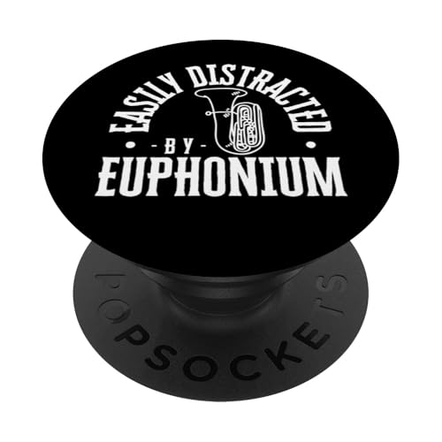 Leicht abgelenkt von Euphonium Funny Euphoniumist PopSockets Klebender PopGrip Leicht abgelenkt von Euphonium Funny Euphoniumist PopSockets Klebender PopGrip von Euphonium Gifts For Men And Women