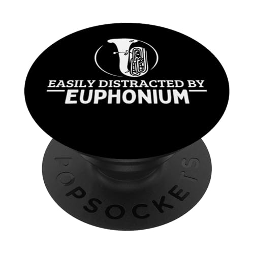 Leicht abgelenkt von Euphonium Funny Euphoniumist PopSockets Klebender PopGrip Leicht abgelenkt von Euphonium Funny Euphoniumist PopSockets Klebender PopGrip von Euphonium Gifts For Men And Women