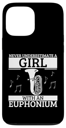 Unterschätzen Sie niemals ein Mädchen mit einem Euphonium Euphoniumist Hülle für iPhone 13 Pro Max Unterschätzen Sie niemals ein Mädchen mit einem Euphonium Euphoniumist Hülle für iPhone 13 Pro Max von Euphonium Gifts For Men And Women