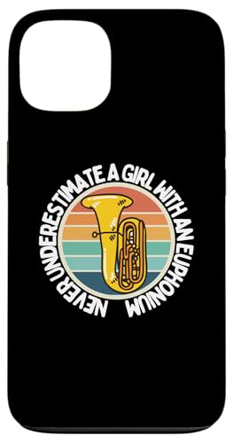 Unterschätzen Sie niemals ein Mädchen mit einem Euphonium Euphoniumist Hülle für iPhone 13 Unterschätzen Sie niemals ein Mädchen mit einem Euphonium Euphoniumist Hülle für iPhone 13 von Euphonium Gifts For Men And Women