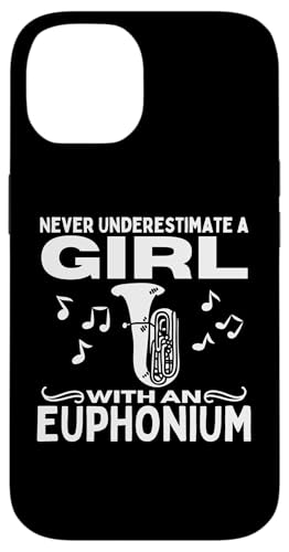 Unterschätzen Sie niemals ein Mädchen mit einem Euphonium Euphoniumist Hülle für iPhone 14 Unterschätzen Sie niemals ein Mädchen mit einem Euphonium Euphoniumist Hülle für iPhone 14 von Euphonium Gifts For Men And Women