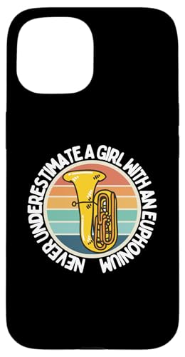 Unterschätzen Sie niemals ein Mädchen mit einem Euphonium Euphoniumist Hülle für iPhone 15 Unterschätzen Sie niemals ein Mädchen mit einem Euphonium Euphoniumist Hülle für iPhone 15 von Euphonium Gifts For Men And Women