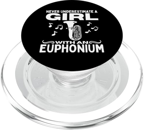 Unterschätzen Sie niemals ein Mädchen mit einem Euphonium Euphoniumist PopSockets PopGrip für MagSafe Unterschätzen Sie niemals ein Mädchen mit einem Euphonium Euphoniumist PopSockets PopGrip für MagSafe von Euphonium Gifts For Men And Women