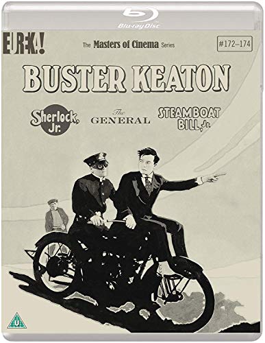 BUSTER KEATON: SHERLOCK JR., THE GENERAL and STEAMBOAT BILL, JR. (Masters of Cinema) Blu-ray STANDARD EDITION REISSUE von Eureka Entertainment
