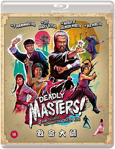 Deadly Masters - The 7 Grandmasters / The 36 Deadly Styles / The World Of Drunken Master / The Old M [Blu-Ray] (Keine deutsche Version) von Eureka Entertainment