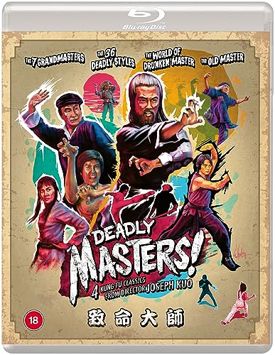 DEADLY MASTERS! 4 KUNG FU CLASSICS FROM DIRECTOR JOSEPH KUO (Eureka Classics) 2-Disc Blu-ray Set von Eureka Entertainment