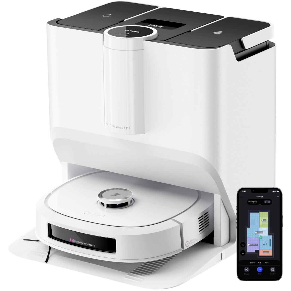 Eureka J20 Der ultimative All-in-One Staubsaugroboter mit Absaug- und Waschstation von Eureka