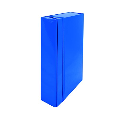 euro-cart cpiri15elpbl Aktendeckel-Projekte mit Gummizug, blau, Format B.25 x 35 x 1.5 cm Rückenbreite von Euro-Cart