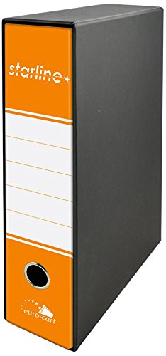 euro-cart rlp8blu Ordner mit Hebelmechanik Formato b. 28,5 x h. 31,3 x dorso 8 cm Arancio von Euro-Cart