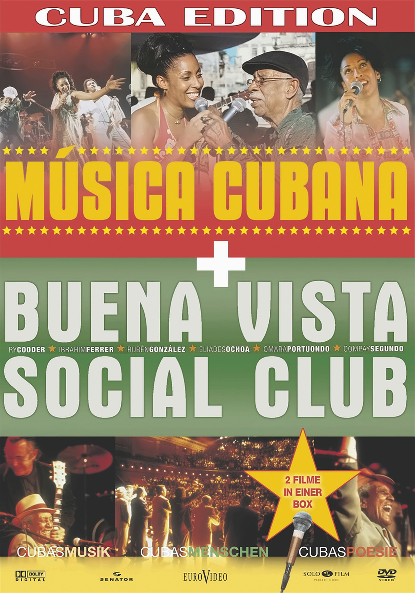 Cuba Edition: Música cubana - The Sons of Havana / Buena Vista Social Club (2 DVDs) von EuroVideo