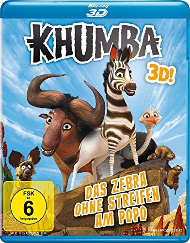Khumba - Das Zebra ohne Streifen am Popo [3D Blu-ray] von EuroVideo