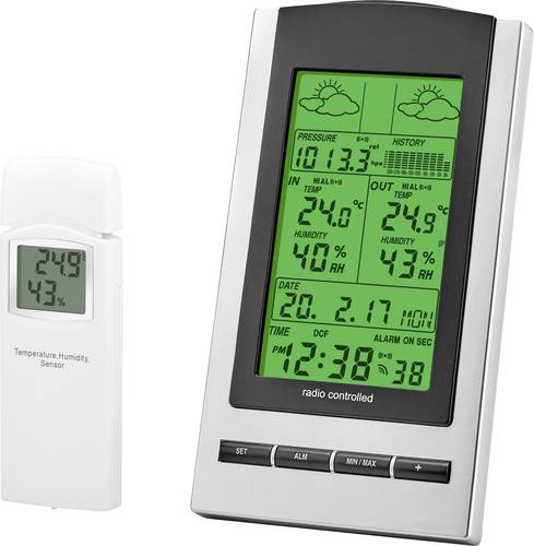 Eurochron WH1173 9223c3b Funk-Wetterstation Anzahl Sensoren max. 1 Eurochron WH1173 9223c3b Funk-Wetterstation Anzahl Sensoren max. 1 von Eurochron