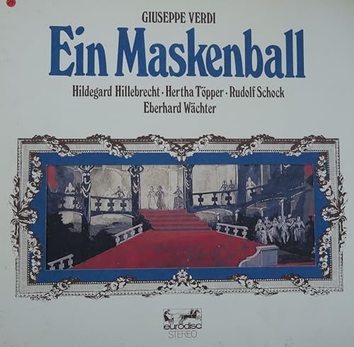 Verdi: Ein Maskenball (Großer Querschnitt in deutscher Sprache - Berlin 1965) [Vinyl LP] [Schallplatte] von Eurodisc