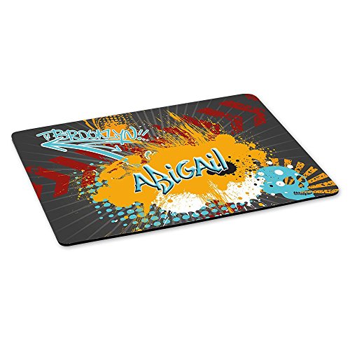 Eurofoto Gaming-Mousepad mit Namen Abigail und schönem Graffiti-Motiv - Gamer-Mousepad | Mausmatte | Mauspad von Eurofoto