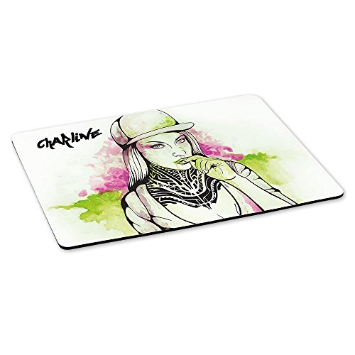 Eurofoto Gaming-Mousepad mit Namen Charline und schönem Sketchbook-Motiv für Mädchen - Gamer-Mousepad | Mausmatte | Mauspad Eurofoto Gaming-Mousepad mit Namen Charline und schönem Sketchbook-Motiv für Mädchen - Gamer-Mousepad | Mausmatte | Mauspad von Eurofoto