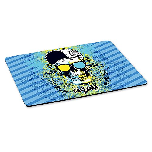 Eurofoto Gaming-Mousepad mit Namen Cosima und schönem Skull-Motiv für Mädchen - Gamer-Mousepad | Mausmatte | Mauspad von Eurofoto