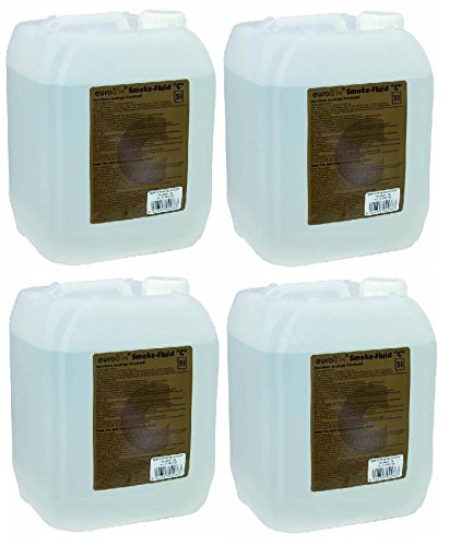 4x 5 L = 20 L Eurolite Smoke Nebel-Fluid, C (Standard) Nebelfluid für Nebelmaschine von Eurolite