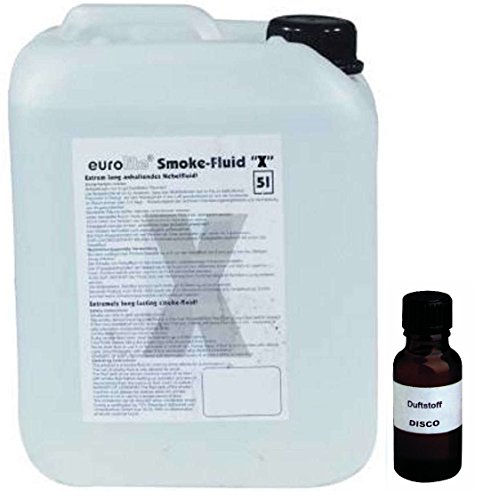 5 Liter Eurolite X (Extrem A2) Nebelfluid + 20 ml Duftstoff Disco-Energy, Smoke-Fluid, Nebel-Fluid-Flüssigkeit für Nebelmaschine von Eurolite
