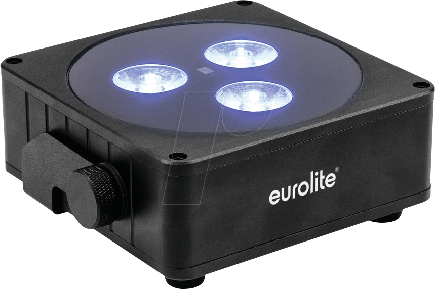 EURO 41700016 - AKKU Flat Light 3 sw von Eurolite