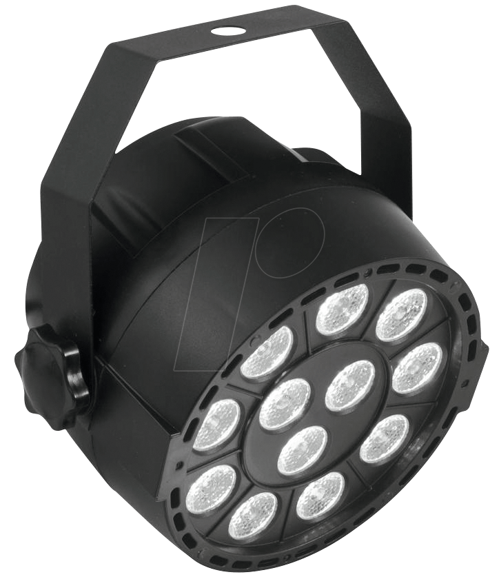 EURO 42110193 - LED-Scheinwerfer, PARTy Spot, 12 x TCL RGB, 10 W, schwarz von Eurolite
