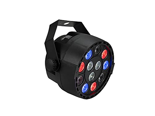 EUROLITE AKKU Mini PARty RGBW Spot MK2 | DMX-Scheinwerfer mit 12 x 1-W-LED in den Farben Rot, Grün, Blau und Weiß von Eurolite