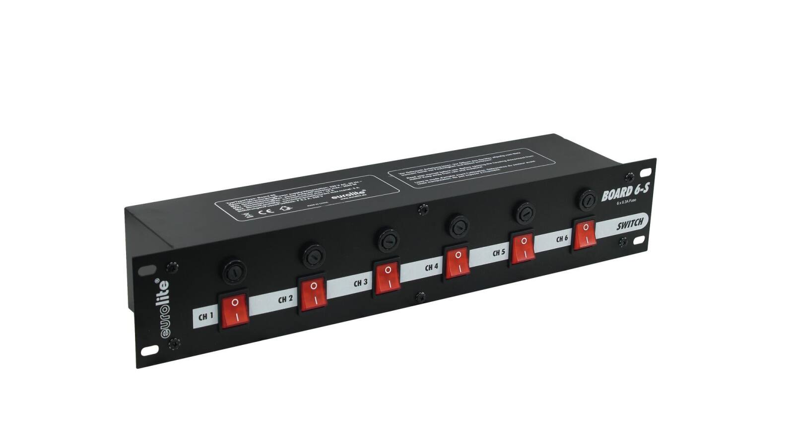 EUROLITE Board 6-S mit 6x Schutzkontakt EUROLITE Board 6-S mit 6x Schutzkontakt von Eurolite